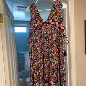 Anthropologie Floral Dress Size Large